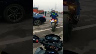 Z800 Vs D400 😍  Dragrace kawasaki z900 dominar400 [upl. by Irb]