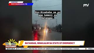 Batangas isinailalim sa state of emergency [upl. by Oelc]