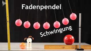 Fadenpendel und harmonische Schwingung im Experiment [upl. by Gottfried]