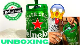 🍻CÓMO ABRIR un BARRIL de Cerveza HEINEKEN de 5 LITROS Fácil✅Cómo Funciona la Válvula Dispensadora [upl. by Atnwahs]