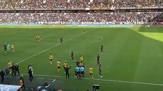 Late VAR drama at Molineux as John Stones Last Minute Goal Is Awarded vs Manchester City [upl. by Iaras205]