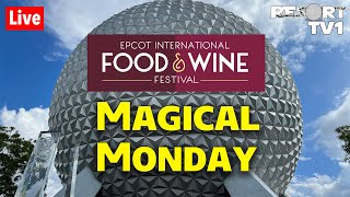 🔴Live Magical Monday at Epcot Food amp Wine Festival  Walt Disney World Live Stream 9224 [upl. by Odradlig]