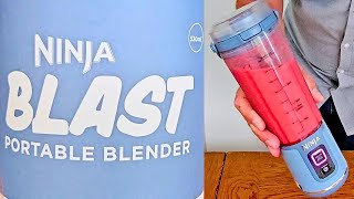 Ninja Blast Portable Blender First Use ninja blender smoothie [upl. by Mccurdy770]