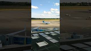 LUXAIR  BOEING B737800  ARRIVE AT GATE  LUXEMBOURG FINDEL INTERNATIONAL AIRPORT ELLXLUX [upl. by Atrahc]