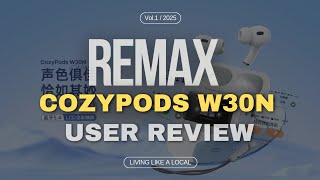 Remax CozyPods W30N ANC Earbuds Review remax earbuds W30n [upl. by Dimo]