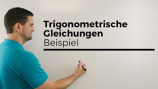 Trigonometrische Gleichungen Masterplan Beispiel schwierig sinx cosx  Mathe by Daniel Jung [upl. by Ahtnamys]