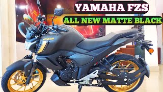 All New 2024 Yamaha FZS V4 Matte Black 🤯🤯 Yamaha FZS  Local Abroad [upl. by Oicapot38]