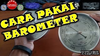 CARA MENGGUNAKAN BAROMETER ANEROID  DIRGA BIOLOGY CHANNEL [upl. by Peppie850]