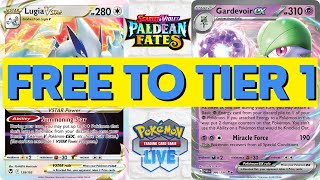 Upgrading the Free Lugia VStar amp Gardevoir ex Decks on PTCGL 2023 Edition [upl. by Eigram]