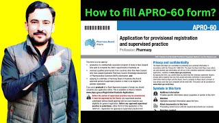 How to apply for AHPRA registration  How to fill APRO60 form  What after KAPS  KAPS Exam [upl. by Sseb]