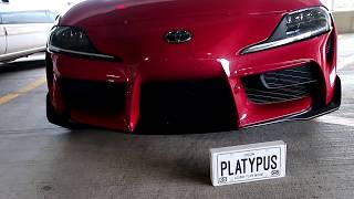 2020 Toyota GR Supra License Plate Mount [upl. by Reiss]