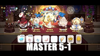 Master Mode 51  3 Stars  Cookie Run Kingdom [upl. by Ettolrahc]