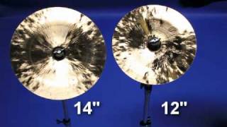 Wuhan 12quot amp 14quot China Cymbals Franklin Mott drums [upl. by Aldwin143]