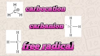 carbocation carbanion and free radical carbon jeemainsneet [upl. by Amadus475]