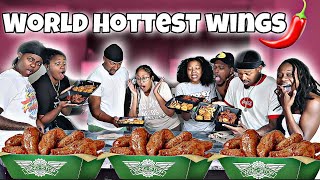 WORLDS HOTTEST WINGS CHALLENGE COUPLES EDITION WHO WILL WIN [upl. by Nniuqal599]