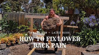 How To Fix Lower Back Pain [upl. by Yetac]