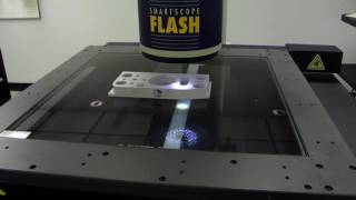 OGP Flash 400 Video Measuring Machine  calibrated  Edge trace routine [upl. by Benny484]