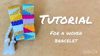 Woven Bracelet Tutorial [upl. by Antebi]