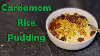 Cardamom Rice Pudding [upl. by Aikat]