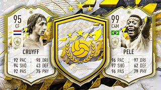 20x 93 ICON MOMENTS PACKS 🤯 FIFA 22 Ultimate Team [upl. by Ahtnamys]