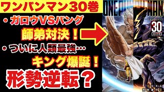 【ワンパンマン30巻感想】ガロウVSバングの師弟対決！怪人協会幹部の戦力がヤバイ？ [upl. by Wolram300]