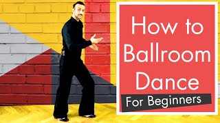 Ballroom Dance Tutorial For Beginners  How to Start Ballroom Dancing Solo No Partner Needed [upl. by Glialentn]