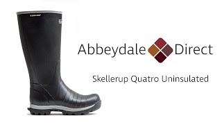 Skellerup Quatro Uninsulated Wellies  In Detail [upl. by Alvy]