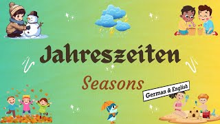 Jahreszeiten  Seasons Name in German amp English [upl. by Jules]