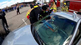 Mock Crash at Pleasanton High School [upl. by Sirovaj]