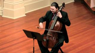 Bach Cello Suite No 6 BWV 1012 Gavotte William Skeen baroque cello [upl. by Estus]