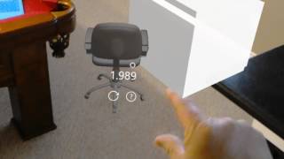 Hololens Furniture Demo [upl. by Fay]