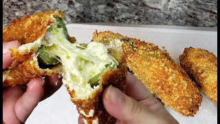 JALAPENO POPPERS  Crunchy Cream Cheese Jalapeno Poppers [upl. by Arualana942]