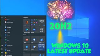 Windows 10 Latest Update 1909 to 20H2  Version Update  October 2020  New  Features [upl. by Tankoos759]