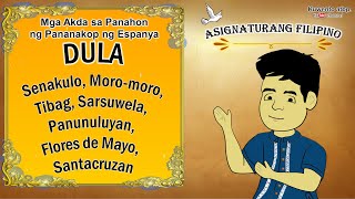 Mga Akda sa Panahon ng Pananakop ng Espanya  DULA  Uri ng Dula  Matatag Curriculum [upl. by Adler]