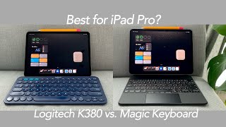 Best keyboard for the iPad Magic Keyboard vs Logitech K380 [upl. by Len]