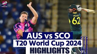 AUS vs SCO T20 World Cup 2024 Highlights Australia vs Scotland T20 World Cup Full Highlights [upl. by Hobbs]