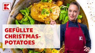 Gefüllte ChristmasPotatoes mit Maronen  Verena kocht  Kaufland [upl. by Suirradal595]