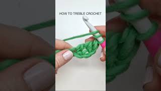 How to Treble Crochet shorts [upl. by Attelrahs]