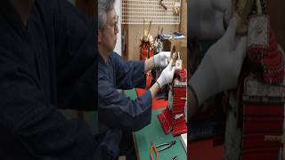 Process of making Samurai armor Armor forged through thousands of hammer strikes in Japan [upl. by Ahsihat11]