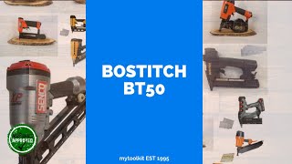 Bostitch 18 Gauge Brad Nailer BT50 Review and Demonstration [upl. by Ahsemal61]