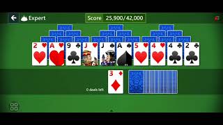 24 April 2024  TriPeaks  Expert Challenge  Microsoft Solitaire Collection  Daily Challenges [upl. by Nosiram267]