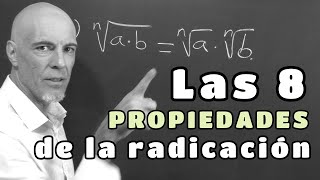 LAS 8 PROPIEDADES DE LA RADICACIÓN [upl. by Sher978]