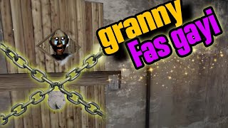 i locked granny in her roomGranny horror game escapedgranny [upl. by Eikciv]