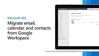 Migrate email calendars and contacts from Google Workspace to Microsoft 365 [upl. by Norha32]