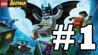 LEGO BATMAN Walkthrough Ep 1 WBlitzwinger  Clayface Attacks Gotham Bank [upl. by Narag]