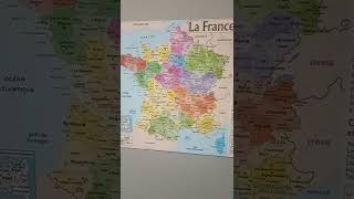 France Map  Carte de France [upl. by Ahseinek]