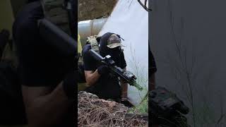 Airsoft Player Puts Enemy on His A  Clip 1621 short [upl. by Enirhtac500]