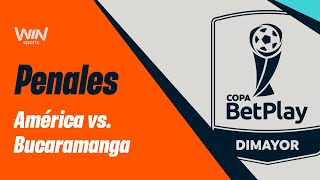 América vs Bucaramanga penales Copa BetPlay Dimayor 2024  Semifinales  Vuelta [upl. by Aihsein]