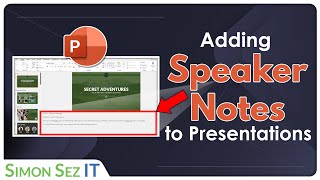 Adding and Formatting Speaker Notes to a Presentation in PowerPoint 2021365 [upl. by Nali479]