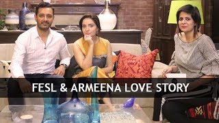 Fesl amp Armeena Khan Love Story [upl. by Enrak]